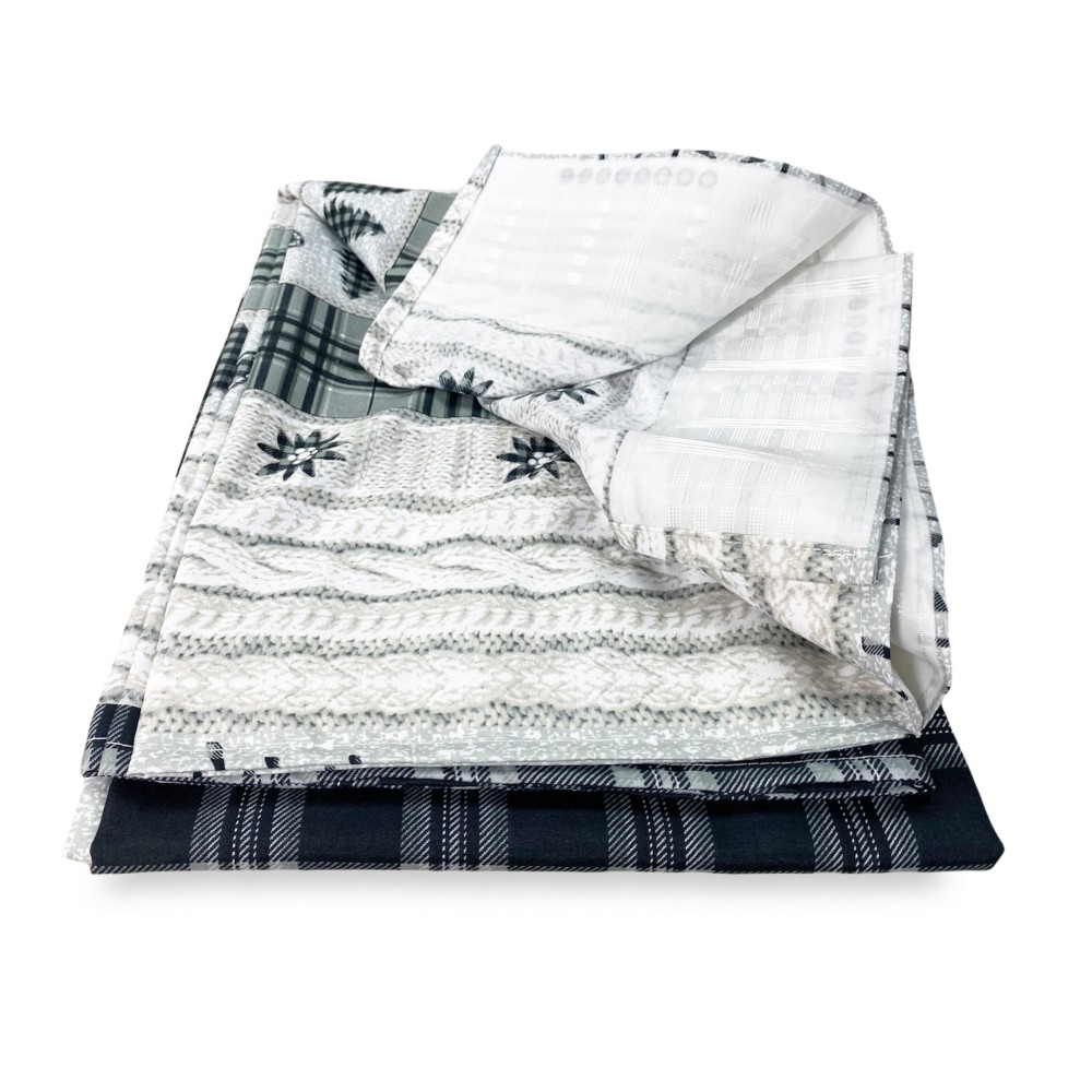 TIENDA TIROLESA COASSOLO GRIS en estilo montaña CM. 150X280 hecho en italia