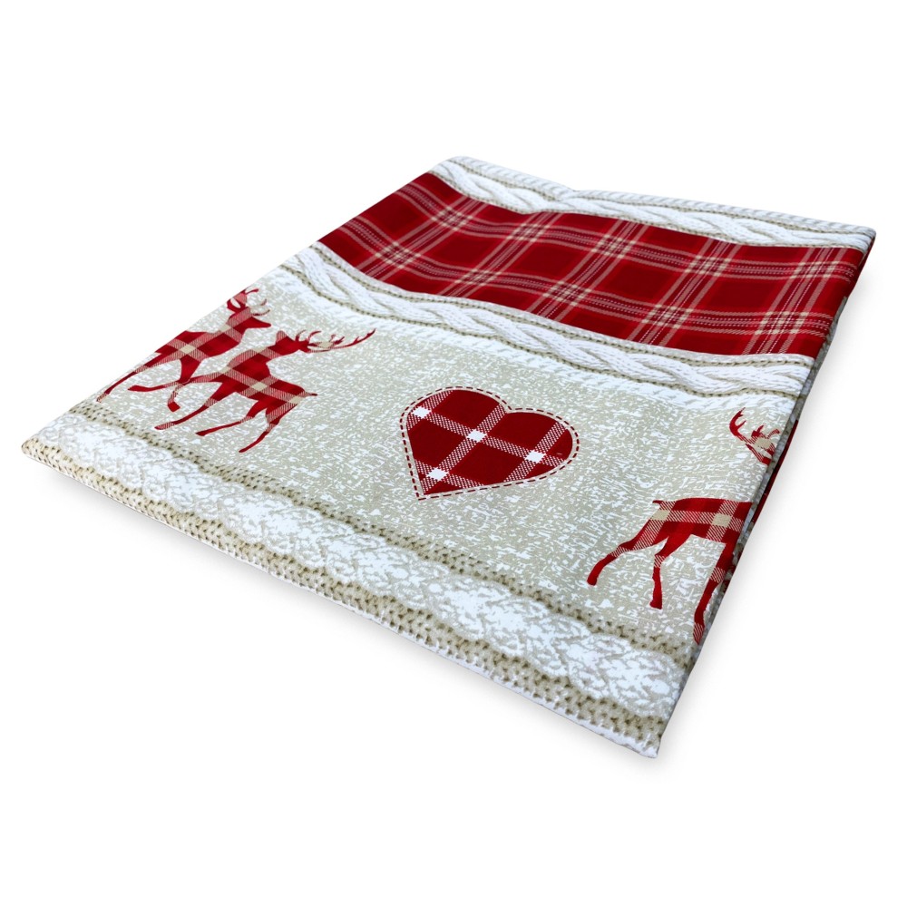 TYROLEAN TENT COASSOLO RED in mountain style CM. 150X280 made in italy