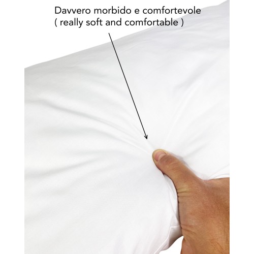 ALMOHADA KING CAMA DOBLE 2 cm LARGOS. 180 MIS. CM. 50 X 180