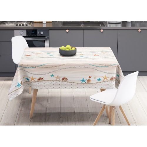 LIMA © TABLECLOTH in water-repellent plastic-coated PVC tarpaulin made in Italy