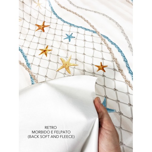 LIMA © TABLECLOTH in water-repellent plastic-coated PVC tarpaulin made in Italy