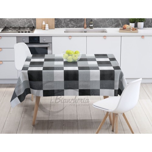 FILECLOTH © de lona encerada repelente al agua recubierta de plástico de PVC gris MODERN made in Italy