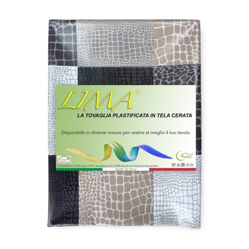 FILECLOTH © in water-repellent plastic-coated PVC MODERN brown made in Italy