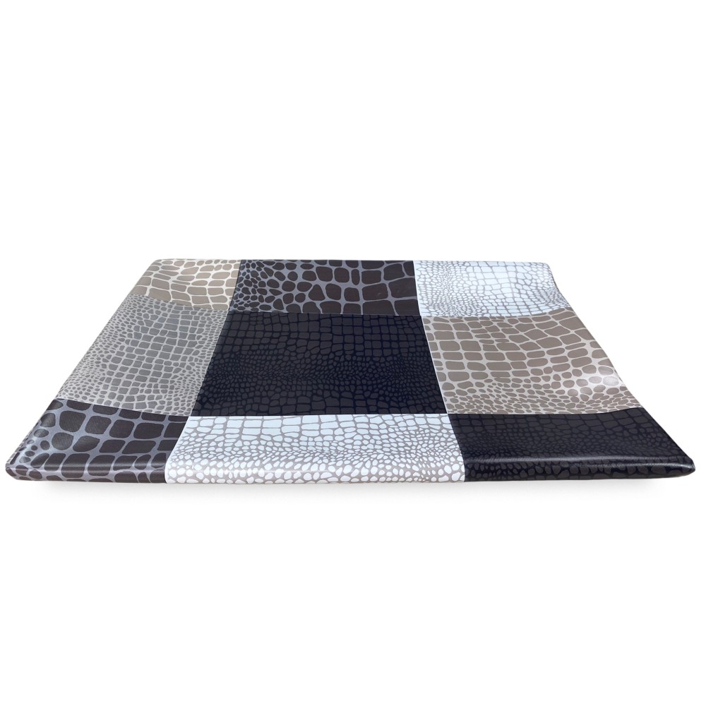 NAPPE LIMA © en OLÉIANT plastifié lavable hydrofuge en PVC MODERNE marron fabriqué en Italie