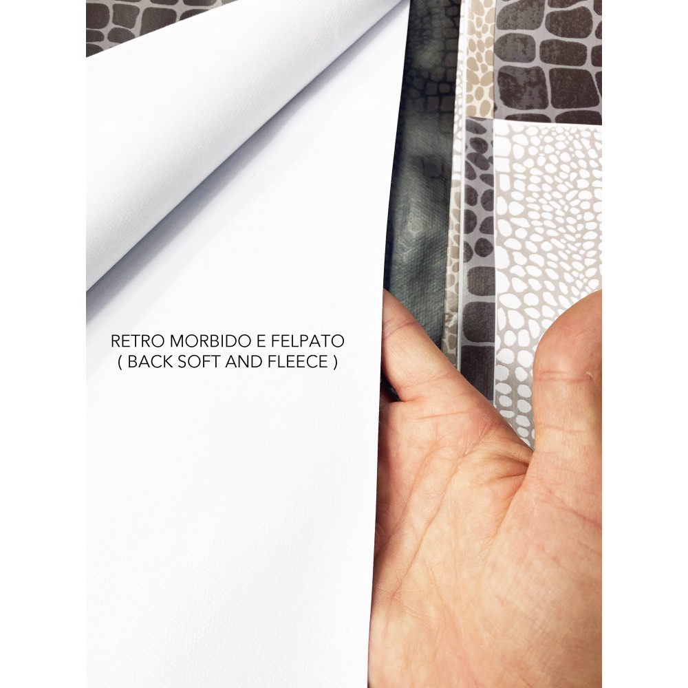 FILECLOTH © in water-repellent plastic-coated PVC MODERN brown made in Italy