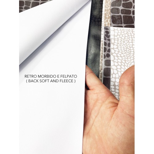 FILECLOTH © in water-repellent plastic-coated PVC MODERN brown made in Italy