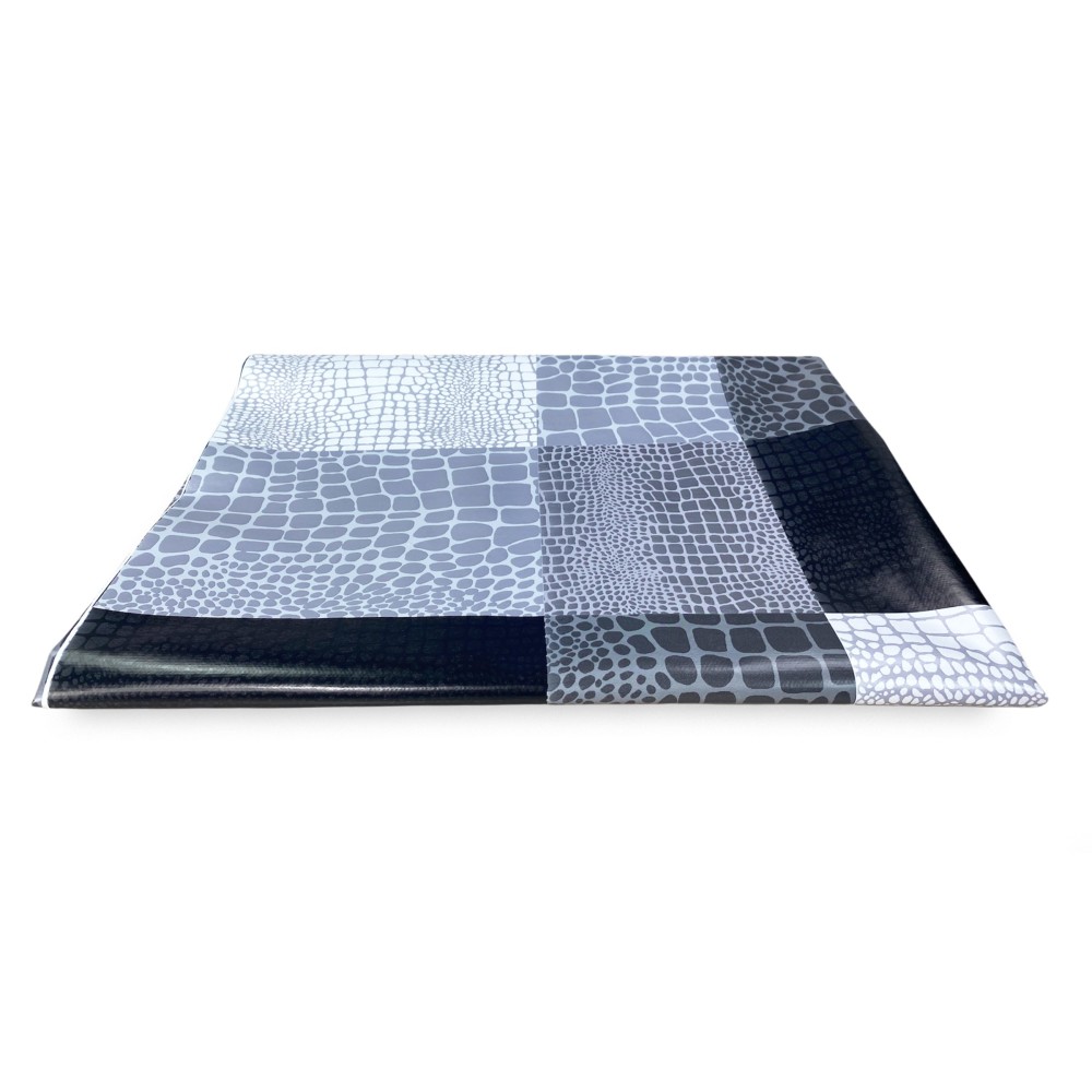 FILECLOTH © aus wasserabweisendem, kunststoffbeschichtetem, kunststoffbeschichtetem, gewachstem Segeltuch aus grauem PVC MODERN