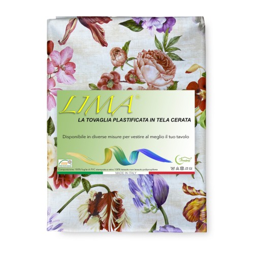 FILECLOTH © de PVC repelente al agua recubierto de plástico FIORI fabricado en Italia