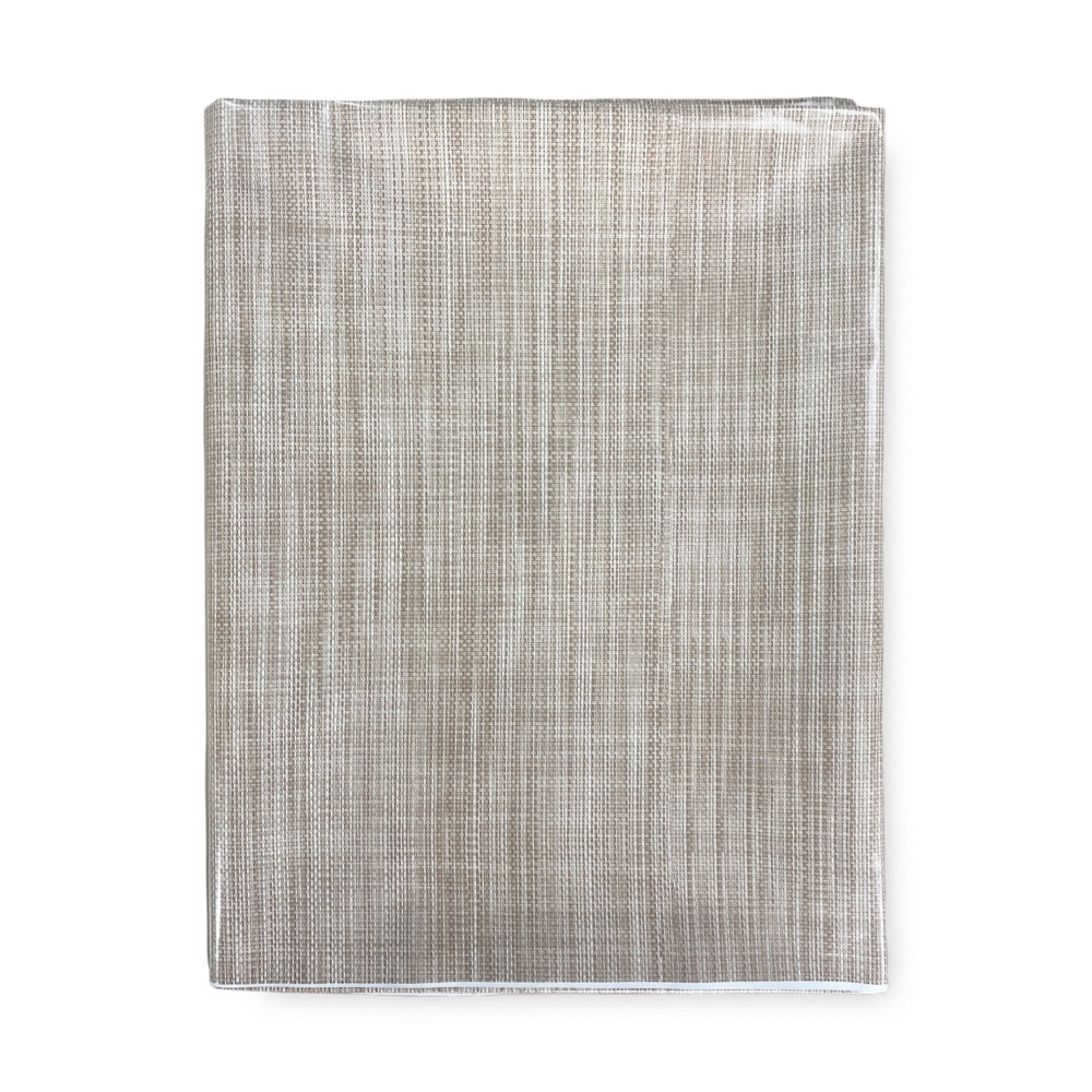 TOVAGLIA LIMA © in TELA CERATA plastificata LAVABILE idrorepellente in PVC UNITO BEIGE made in Italy