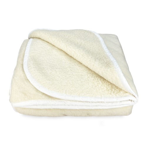 COPERTA MARY in vera LANA MERINOS 1000 gr. Pura lana vergine