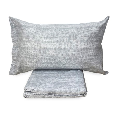 housse de couette en flanelle Bourbon grise