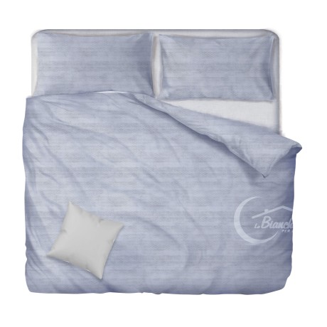 housse de couette en flanelle Bourbon grise