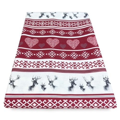 TELO ARREDO copritutto GRAN FOULARD COPRILETTO copridivano CERVINO ROSSO bordeaux