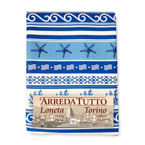 SERVIETTE HOUSSE DE MEUBLES GRAND SCARF BEDSPREAD housse de canapé GRÈCE mer mer BLEU