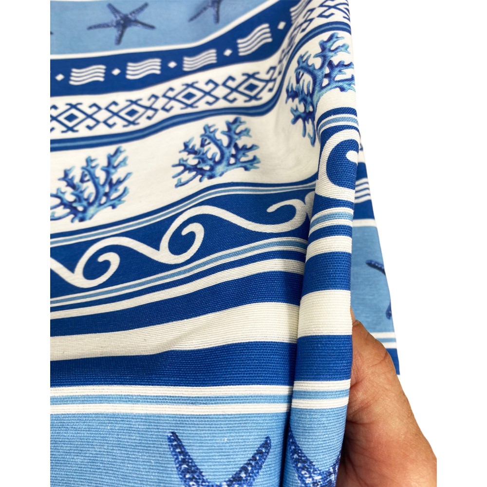 Handtuchbezug GRAN SCARF TAGESDECKE Sofabezug GRIECHENLAND Meer Meer BLAU
