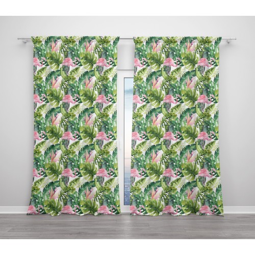 TENDA FENICOTTERO Flamingo cm.150X280 confezionata MADE in ITALY fenicotteri