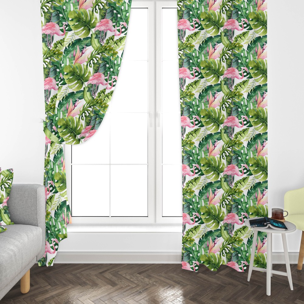 CARPA FLAMINGO cm.150X280 hecho MADE en ITALIA flamencos