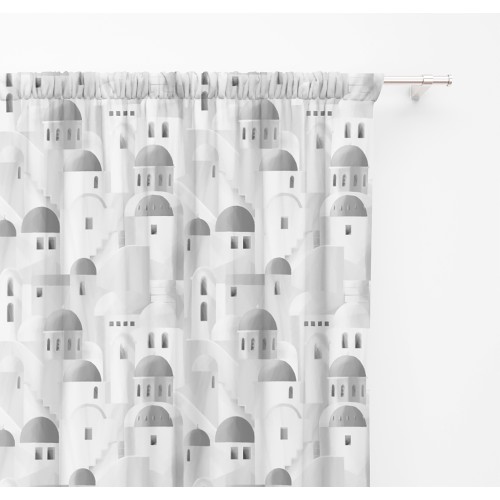 TIENDA SANTORINI gris cm.150X280 hecho MADE in ITALY