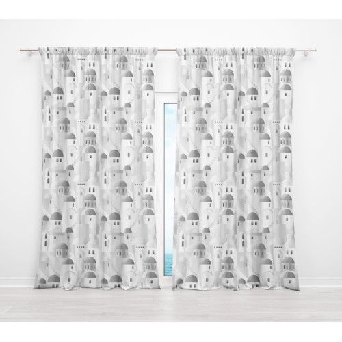 TIENDA SANTORINI gris cm.150X280 hecho MADE in ITALY