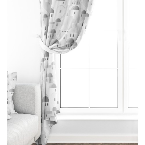 SANTORINI TENT grey cm.150X280 made MADE in ITALY