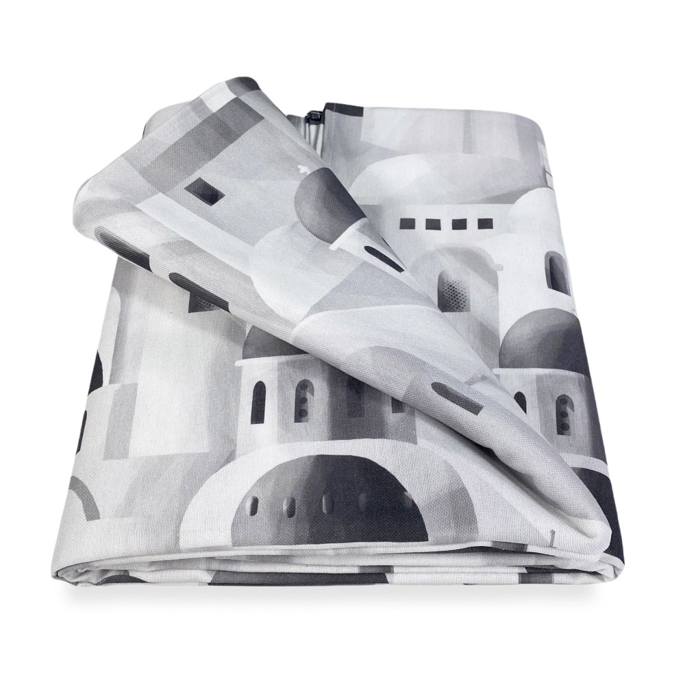 TELO ARREDO copritutto GRAN FOULARD COPRILETTO copridivano SANTORINI grigio