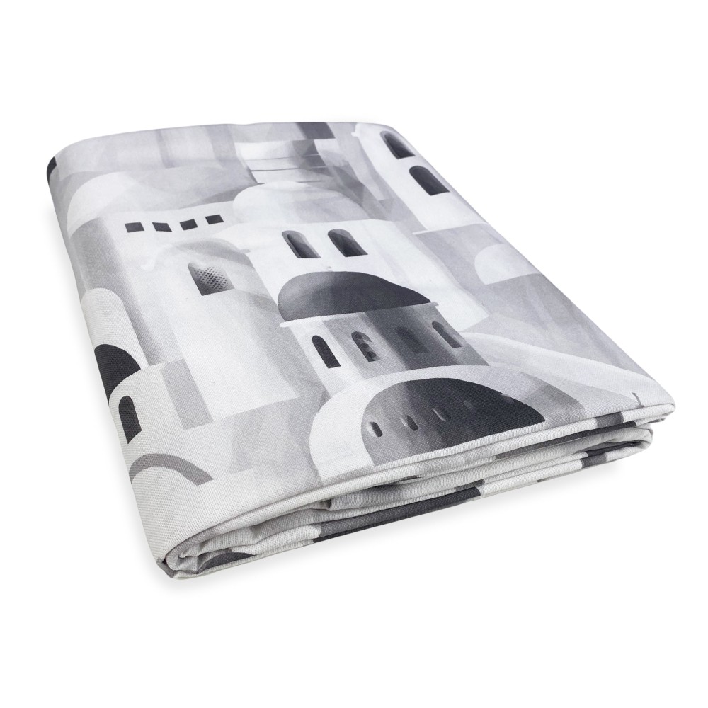 SERVIETTE HOUSSE DE MEUBLE GRAN SCARF BEDSPREAD housse de canapé SANTORINI gris