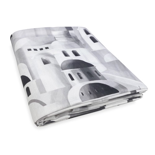 SERVIETTE HOUSSE DE MEUBLE GRAN SCARF BEDSPREAD housse de canapé SANTORINI gris