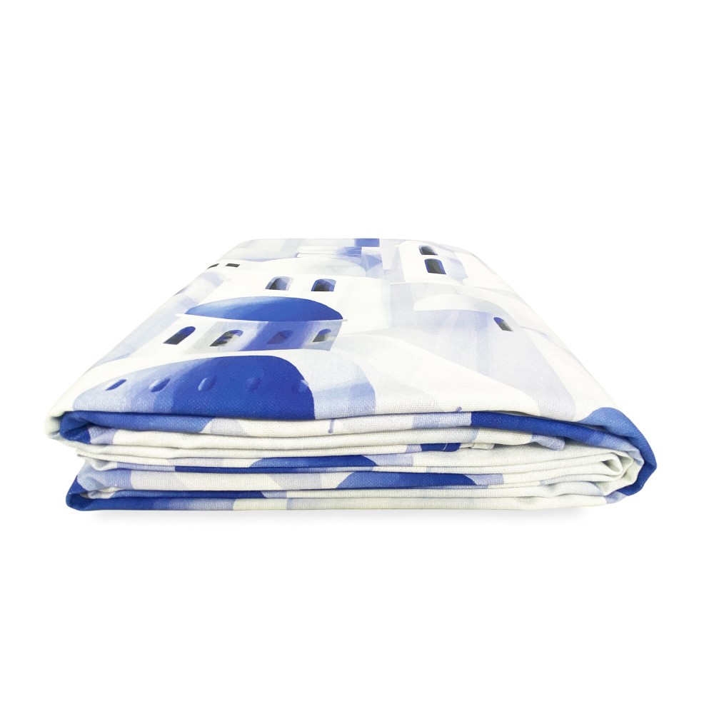 FURNISHING COVER cover GRAN SCARF BEDSPREAD sofa cover SANTORINI blue