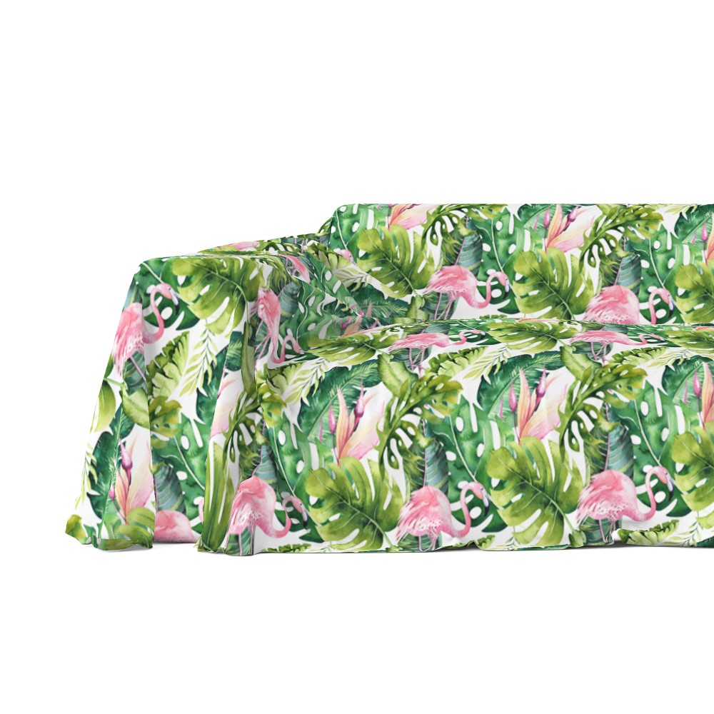 FURNISHING COVER cover GRAN SCARF BEDSPREAD flamingo sofa cover FLAMINGO flamingo flamingos