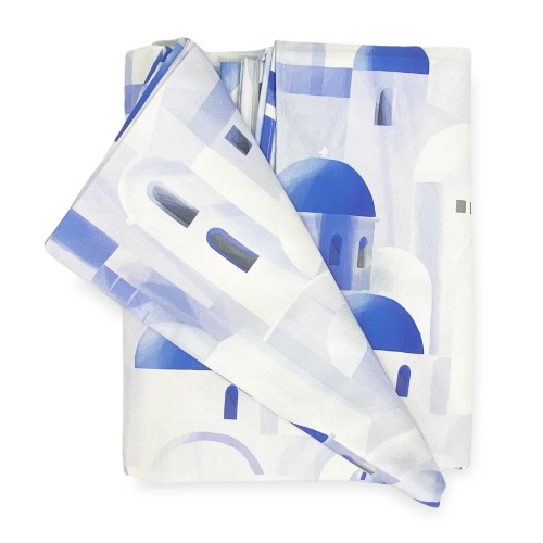 SANTORINI TENT blue cm.150X280 made MADE in ITALY