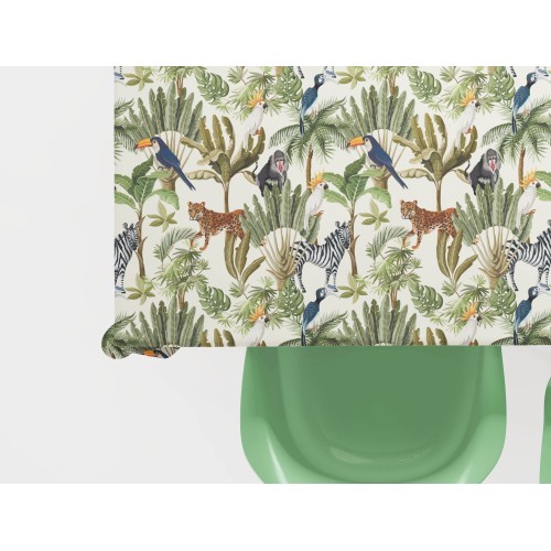 TOVAGLIA in COTONE disegno GIUNGLA made in Italy