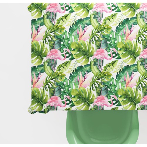 BAUMWOLLE TISCHDECKE Flamingo Flamingo Design made in Italy