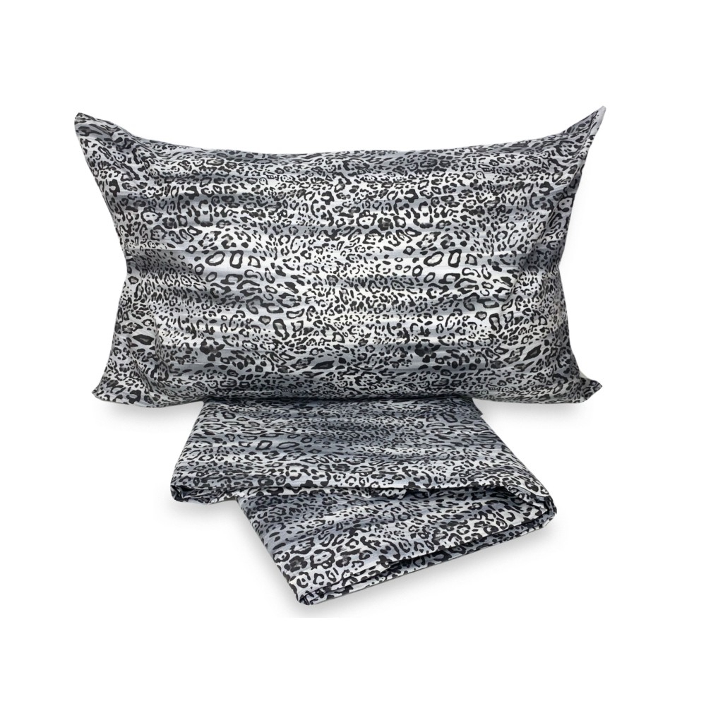 JUEGO DE SÁBANAS SÁBANAS SAFARI gris moteado