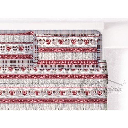 SET Blatt TYROLEAN dis. BALME aus reiner Baumwolle Made in Italy