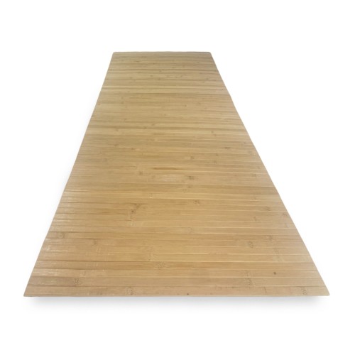 WOODY © KITCHEN RUG in wood SOLID BAMBOO HONEY all sizes