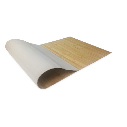 WOODY © KITCHEN RUG in wood SOLID BAMBOO HONEY all sizes