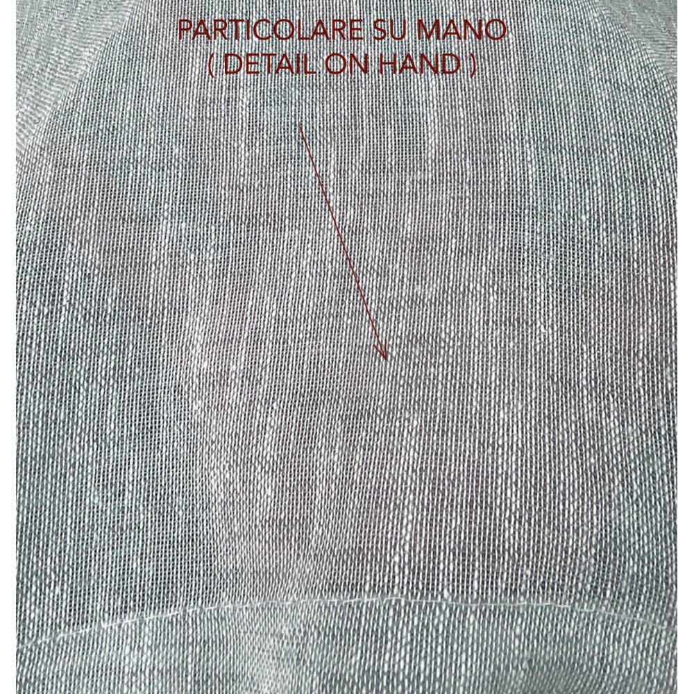 Coppia tendine vetro moderne SIMPLY Grigio - tessuto poliestere bouclè semitrasparente, orlino tunnel