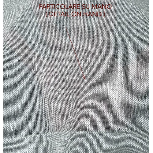 Coppia tendine vetro moderne SIMPLY Grigio - tessuto poliestere bouclè semitrasparente, orlino tunnel