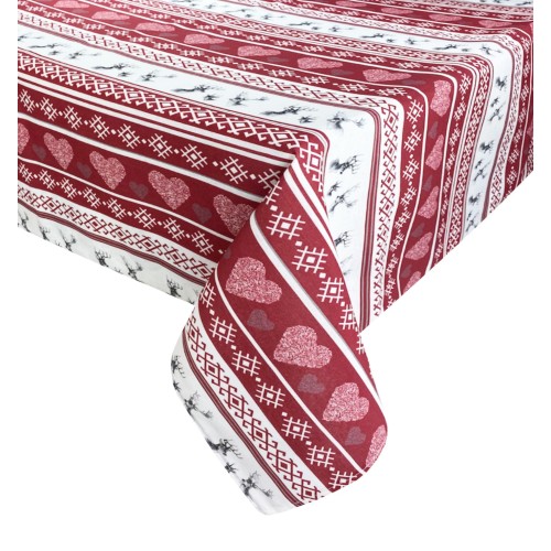 NAPPE RÉSISTANTE AUX TACHES DE RÉSINE TORINO Tyrolean CERVINO ROSSO
