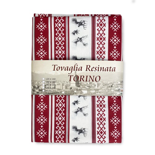 NAPPE RÉSISTANTE AUX TACHES DE RÉSINE TORINO Tyrolean CERVINO ROSSO