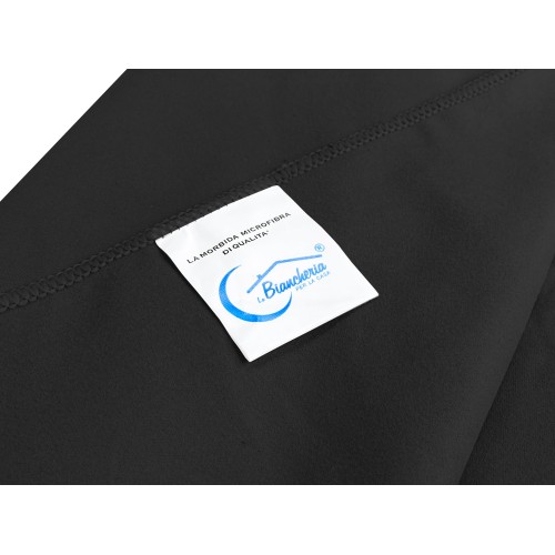 SCHWARZES MIKROFASER-HANDTUCHSET 1+1 Gesicht und Gast