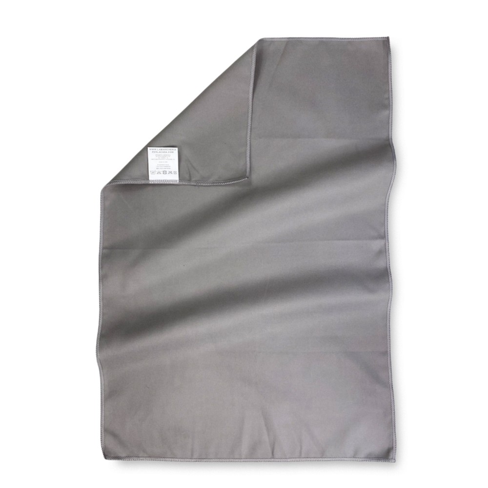 GREY MICROFIBER towel SET 1+1 Face and Guest