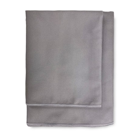 ENSEMBLE DE SERVIETTES MICROFIBRE GRIS 1+1 Visage et Invité