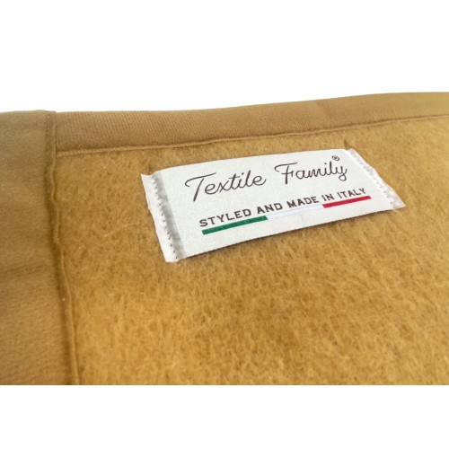 COUVERTURE IGNIFUGE SPRING ignifuge Poids moyen 1.0 IGNIFUGE CLASSE 1 approuvé MADE in ITALY Noisette