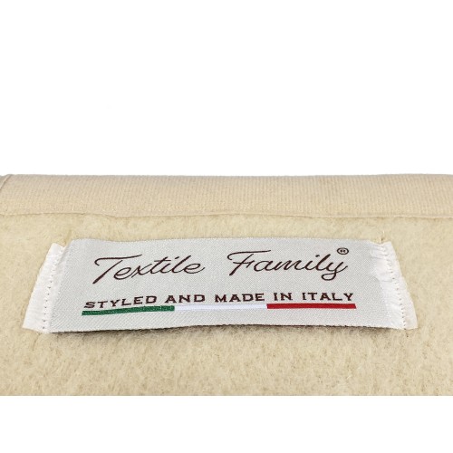 BLANKET Lightweight summer SPRING Medium weight Modacrylic MADE in ITALY Beige