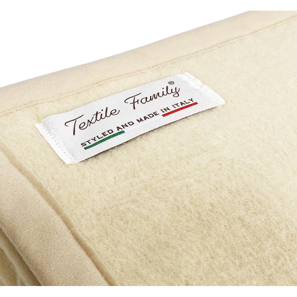 COPERTA Leggera estiva SPRING Peso Medio Modacrilico MADE in ITALY Beige