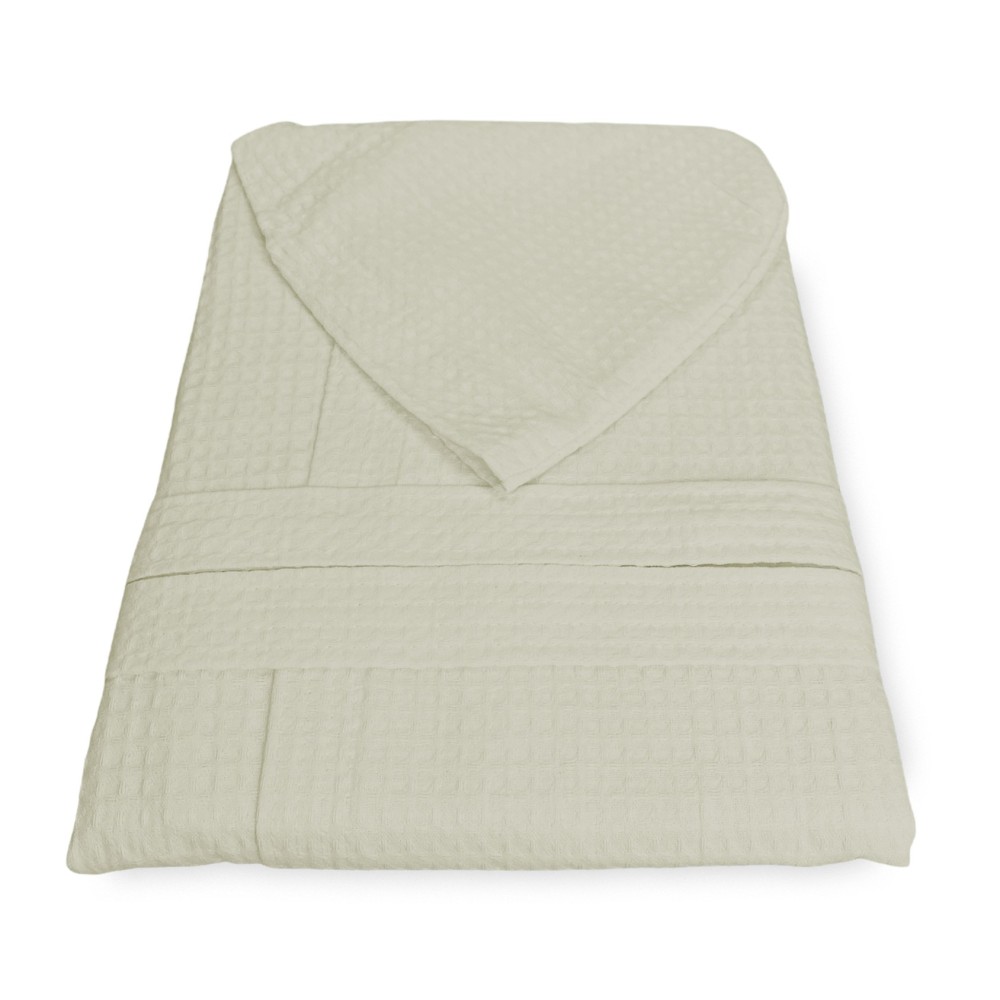 Peignoir Nest Ape BEE© en pur coton avec capuche pour adulte BEIGE