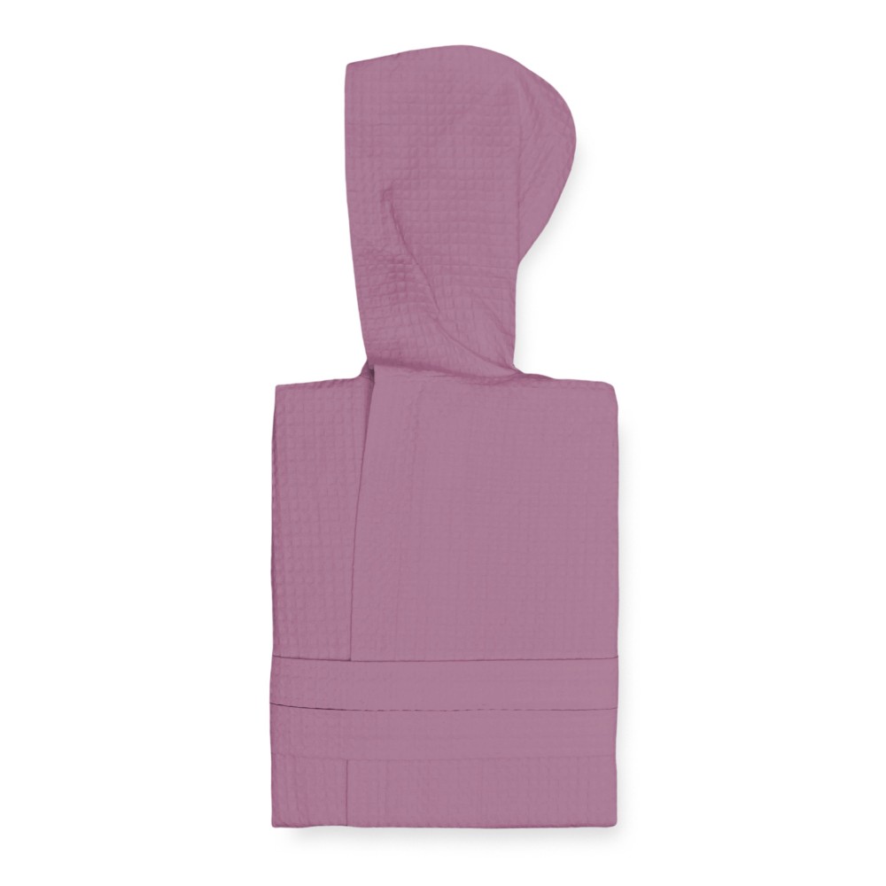 ACCAPPATOIO Nido Ape BEE© in Puro cotone con Cappuccio da Adulto ROSA