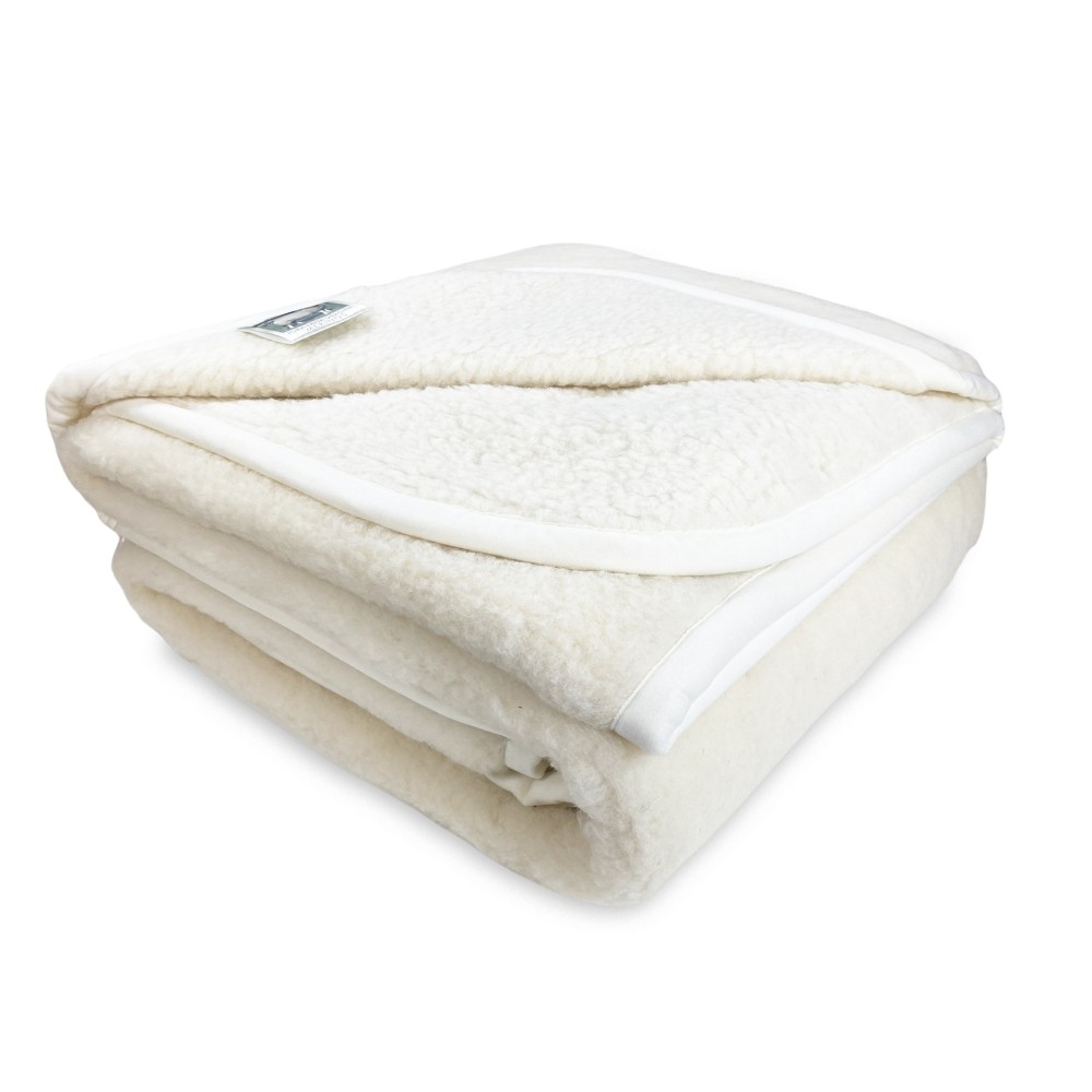 COPERTA MARY in vera LANA MERINOS 1000 gr. Pura lana vergine