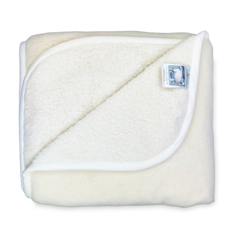 MARY BLANKET in real MERINO WOOL 1000 gr. Pure virgin wool